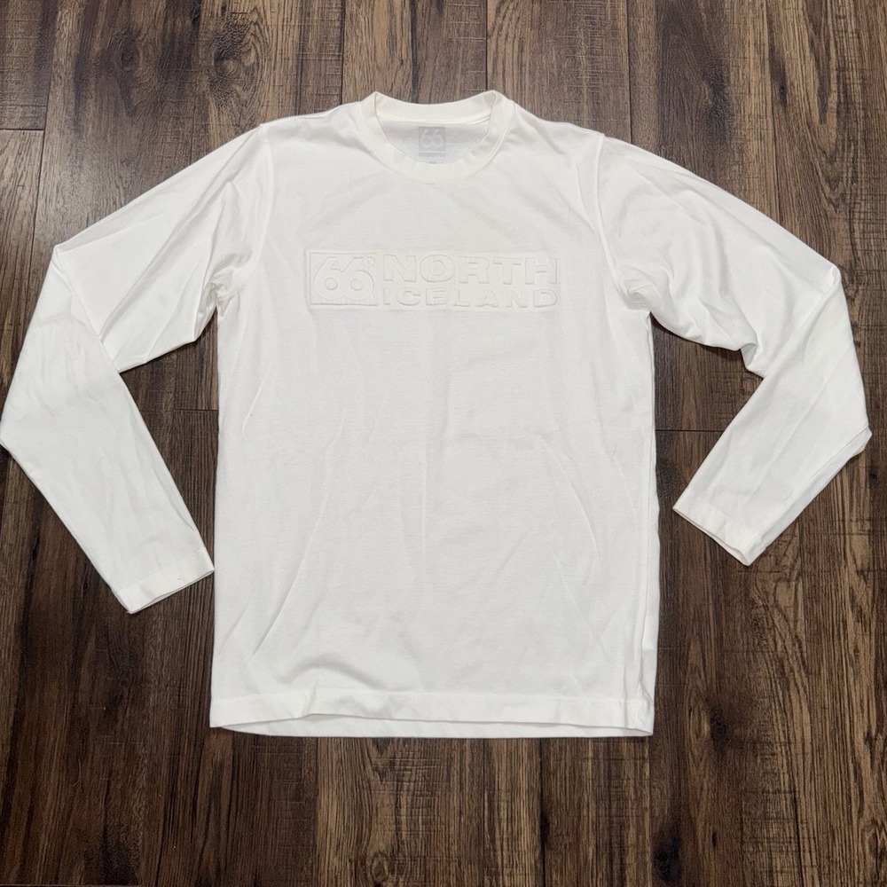 66°North Iceland Blaer Men's White Long Sleeve Shirt Size XS NWOT